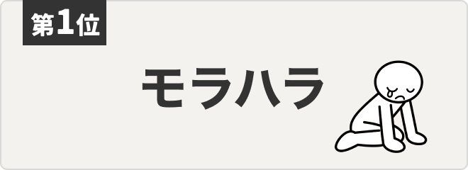 No.1 モラハラで悩んでいます。どうしたらいいの？