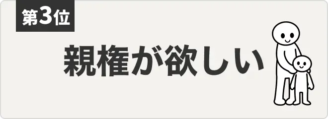 No.3 親権が欲しいんです