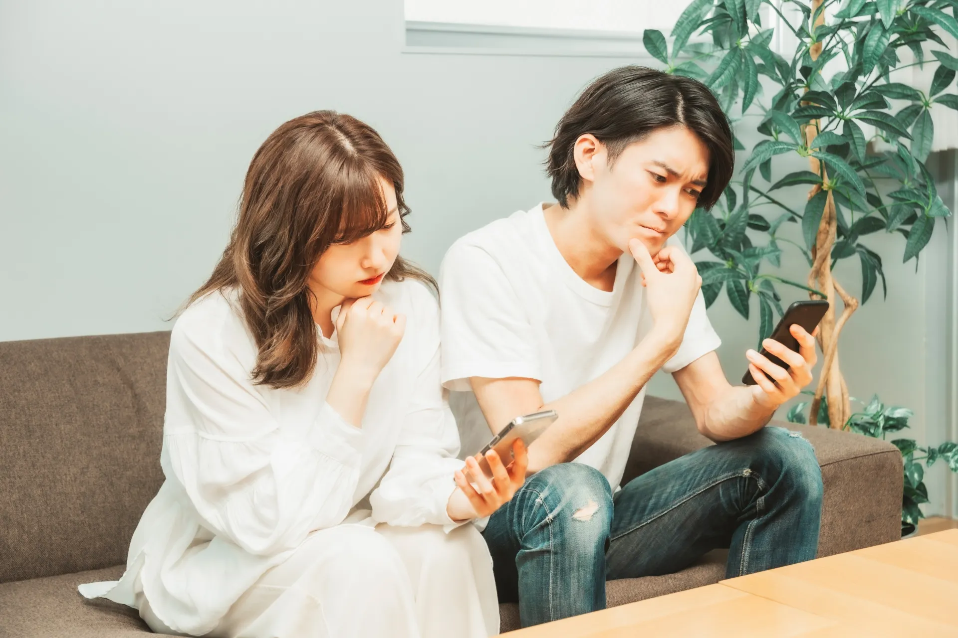 夫婦スマホ